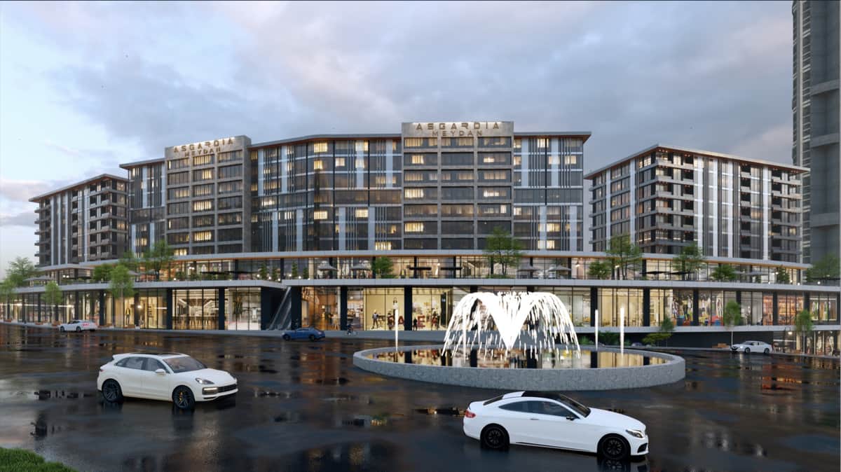 Asgardia Meydan dış görünümü
