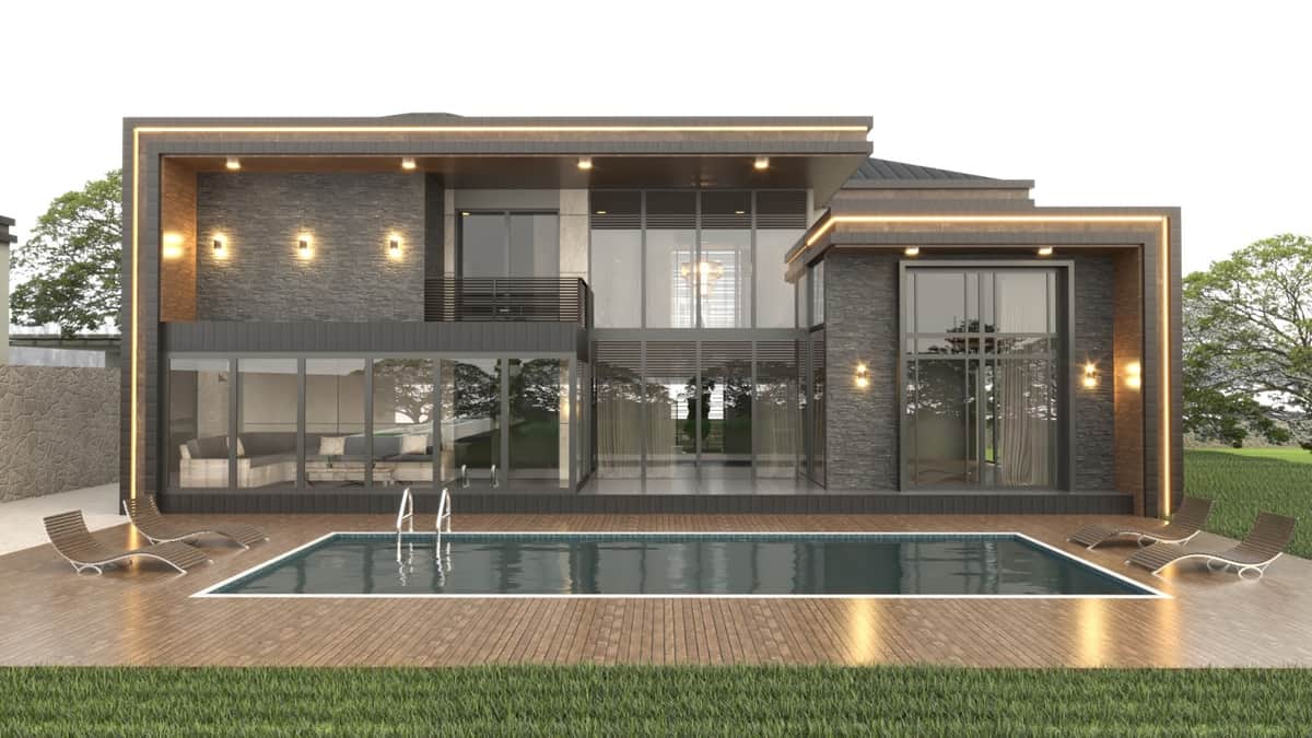 Benna İncek Villa Projesi dış görünümü