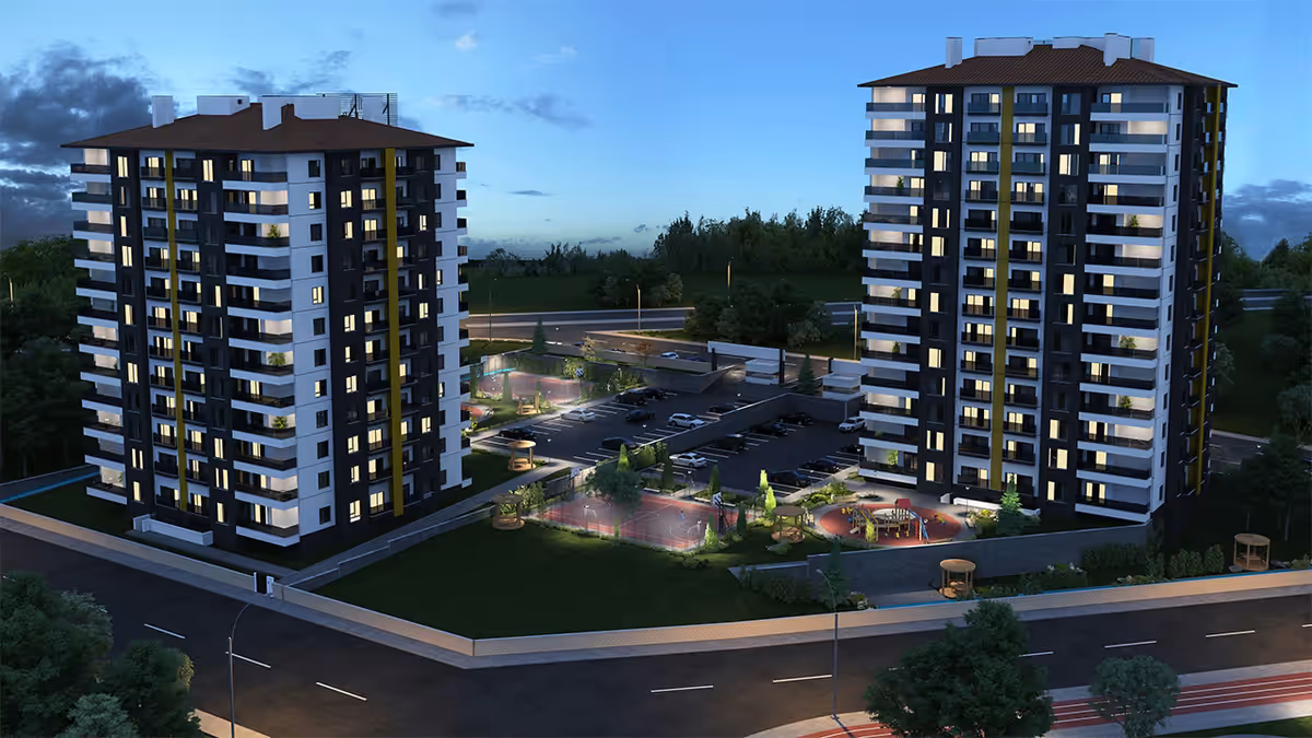 Safir Saray Sitesi dış görünümü