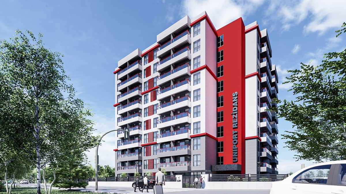 Uniport Rezidans proje görseli